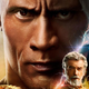 Black Adam characters on a poster.
